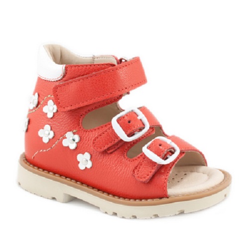 Сандали ортопедические Мега Ортопедик для девочек 051 49 23-30 красные