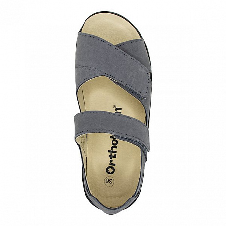 Сандалии ортопедические Ортобум женские 20323-05 серые. Изображение 4 из 7