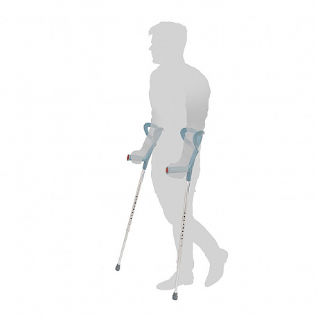 Костыль Симс-2 под локоть металлический U-Matrix без УПС. Изображение 2 из 2